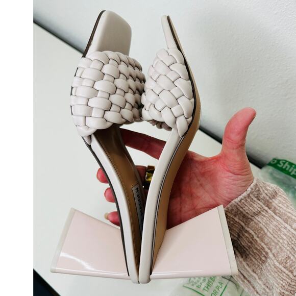 Steve Madden Bone Monte Carlo Slip On Triangle Heel Sandal 6 - Picture 11 of 12